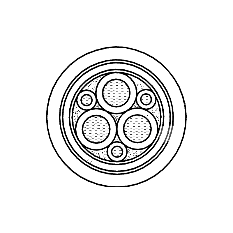 주파수 변압기용 정격 전압 6kV 이하의 전원 공급 케이블